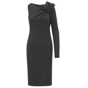 W by Worth Elegant One-shoulder Sheath Dress NWT